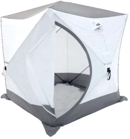 Зимняя палатка КУБ 1,8х1,8х2,0 серый верх/белый корпус купить от 7 350 руб.